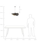 Lampa wisząca MAHI Metal Czarny Lumarko!