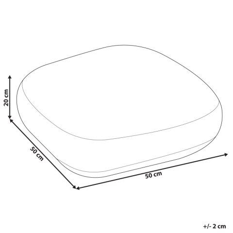 Poduszka podłogowa Makrama BERRECHID Bawełna Różowy