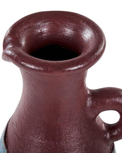 Wazon dekoracyjny VELIA Ceramika 40 cm Niebieski