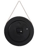 Zegar ścienny BEZAS 30 cm Czarny