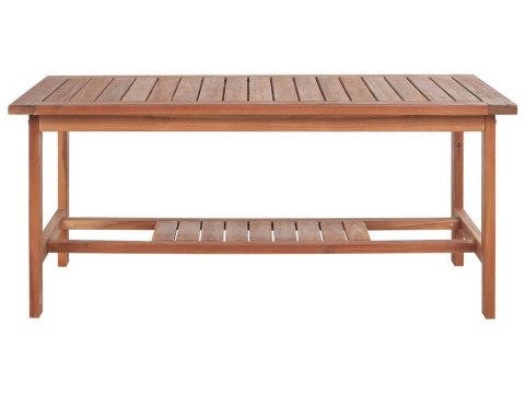 Zestaw ogrodowy ze stolikiem dla 4 osób ALTIDONA Drewno akacjowe Złamana biel