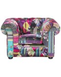 Fotel CHESTERFIELD Fioletowy Lumarko!