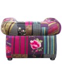 Fotel CHESTERFIELD Fioletowy Lumarko!