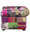 Fotel CHESTERFIELD Fioletowy Lumarko!