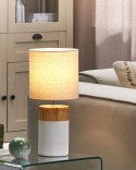 Lampa stołowa ALZEYA Ceramika Biały Lumarko!