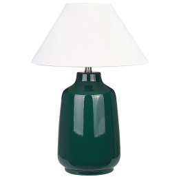 Lampa stołowa CARETA Ceramika Ciemnozielony Lumarko!