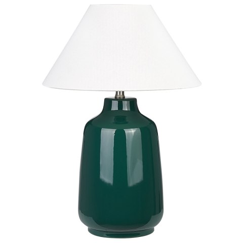Lampa stołowa CARETA Ceramika Ciemnozielony Lumarko!