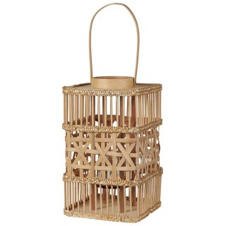 Lampion LUMBIS Drewno 54 cm Naturalny