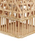 Lampion LUMBIS Drewno 54 cm Naturalny Lumarko!