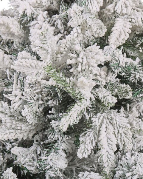 Ośnieżona sztuczna choinka 120 cm biała TOMICHI