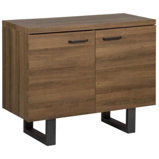 Szafka dwudrzwiowa ciemne drewno TIMBER