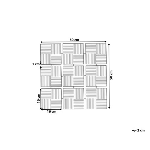 Dekoracja ścienna TITANIUM Metal Kolorowy 50 cm