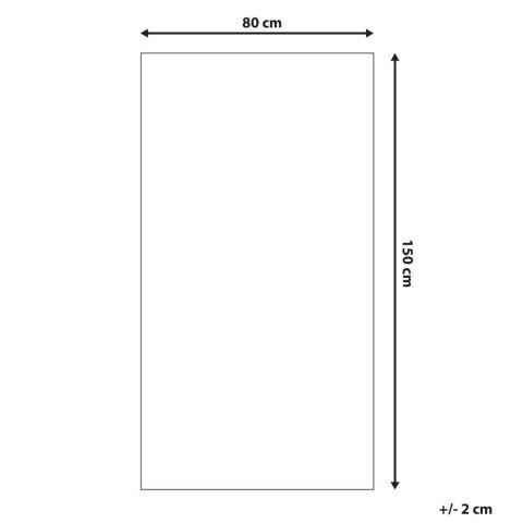 Dywan dziecięcy gra w klasy 80 x 150 cm różowy HONAZ