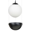 Lampa wisząca TOBINS Szkło Czarny Lumarko!