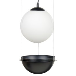 Lampa wisząca TOBINS Szkło Czarny Lumarko!
