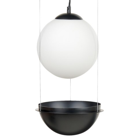 Lampa wisząca TOBINS Szkło Czarny Lumarko!