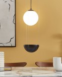 Lampa wisząca TOBINS Szkło Czarny Lumarko!