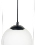 Lampa wisząca TOBINS Szkło Czarny Lumarko!