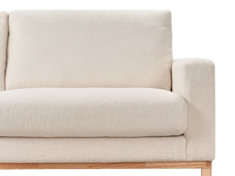 Narożnik prawostronny boucle biały SIGGARD