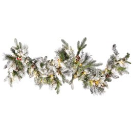 Ośnieżona girlanda LED 180 cm biała WHITEHORN Lumarko!