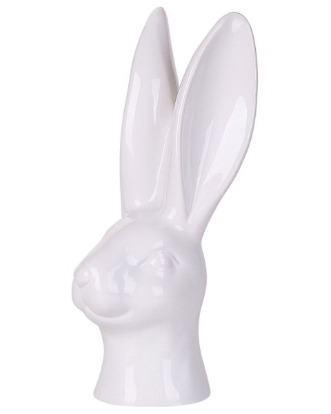 Figurka dekoracyjna Królik GUERANDE Ceramika Biały