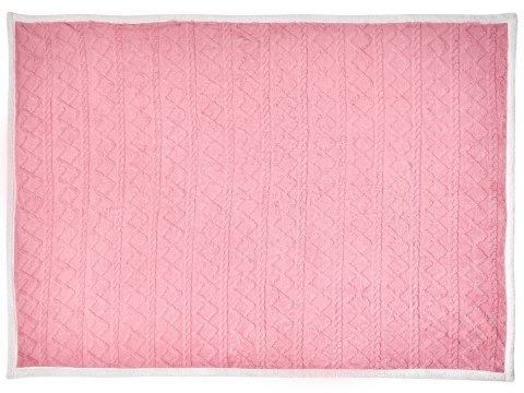 Koc HONEYCOMB 150 x 200 cm Różowy