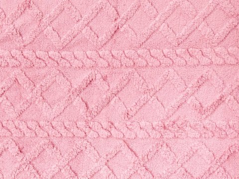 Koc HONEYCOMB 150 x 200 cm Różowy