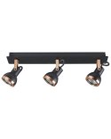 Lampa spot 3-punktowa BARO Regulowana Metal Czarny Lumarko!