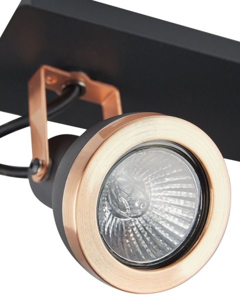 Lampa spot 3-punktowa BARO Regulowana Metal Czarny