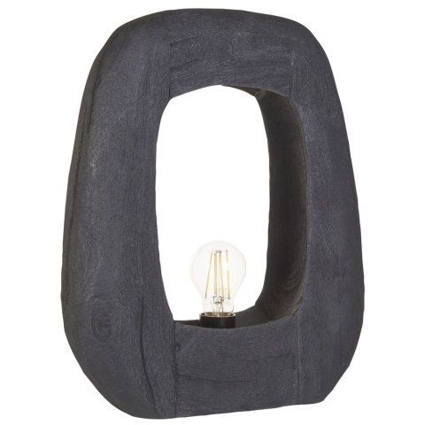 Lampa stołowa AJAY Drewno mango Czarny Lumarko!