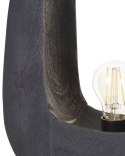 Lampa stołowa AJAY Drewno mango Czarny Lumarko!