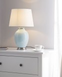 Lampa stołowa BRENTA Ceramika Błękitny Lumarko!