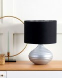 Lampa stołowa KUBAN Ceramika Srebrny Lumarko!