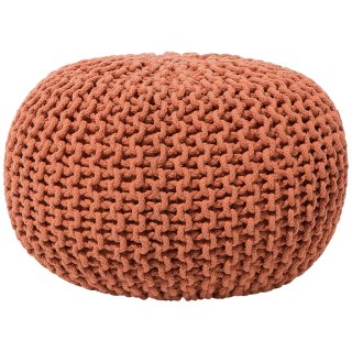 Puf 50 x 35 cm brązowy CONRAD