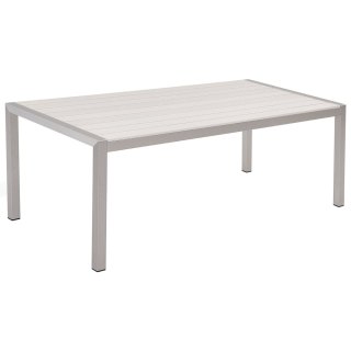 Stół ogrodowy 180 x 90 cm biały VERNIO