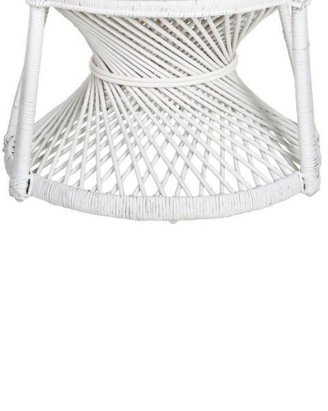 Fotel paw EMMANUELLE Rattan Biały