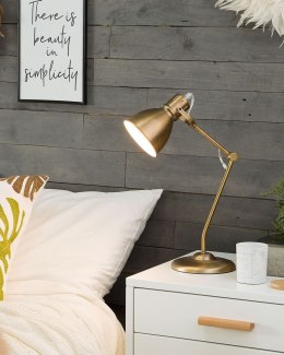 Lampa biurkowa MONSAN Regulowana Metal Mosiężny Lumarko!