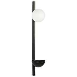 Lampa ścienna ISABELLA Z kwietnikiem Metal Czarny Lumarko!