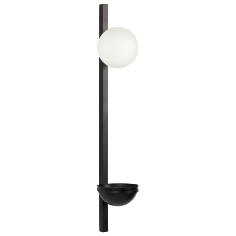 Lampa ścienna ISABELLA Z kwietnikiem Metal Czarny Lumarko!