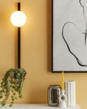 Lampa ścienna ISABELLA Z kwietnikiem Metal Czarny Lumarko!