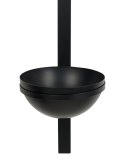 Lampa ścienna ISABELLA Z kwietnikiem Metal Czarny Lumarko!