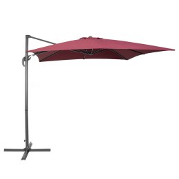 Parasol ogrodowy 250 x 250 cm burgundowy MONZA Lumarko!