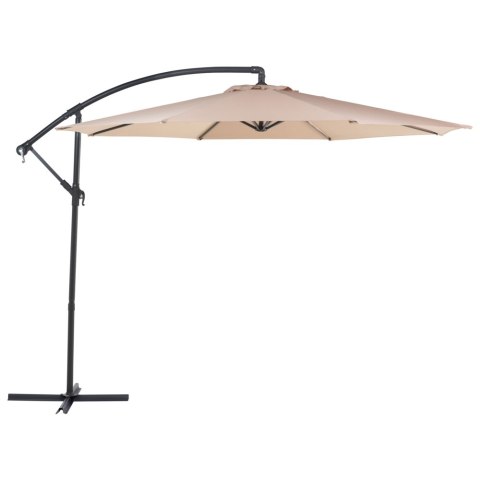 Parasol ogrodowy ⌀ 300 cm piaskowy RAVENNA II Lumarko!