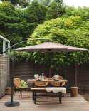 Parasol ogrodowy ⌀ 300 cm piaskowy RAVENNA II Lumarko!