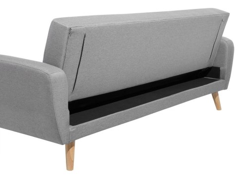 Sofa rozkładana 3-osobowa szara FLORLI