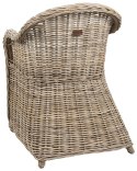 Zestaw 2 foteli ogrodowych z poduszkami SUSUA II Rattan Naturalny Lumarko!