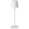 Bezprzewodowa lampa stołowa LED BACEIRO Ze ściemniaczem Metal Biały Lumarko!