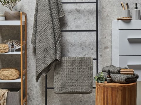 Komplet 4 ręczników ATAI Bawełna Szary