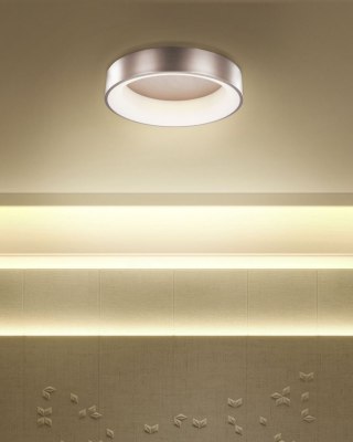Lampa sufitowa LED DAWEI Metal Jasnobrązowy
