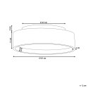 Lampa sufitowa LED DAWEI Metal Jasnobrązowy Lumarko!